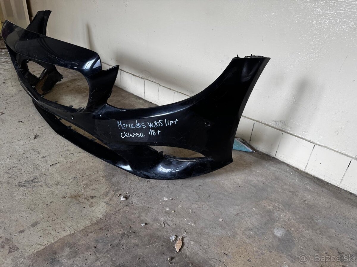 Mercedes c klassa w205 lift 2018- predný nárazník - 3