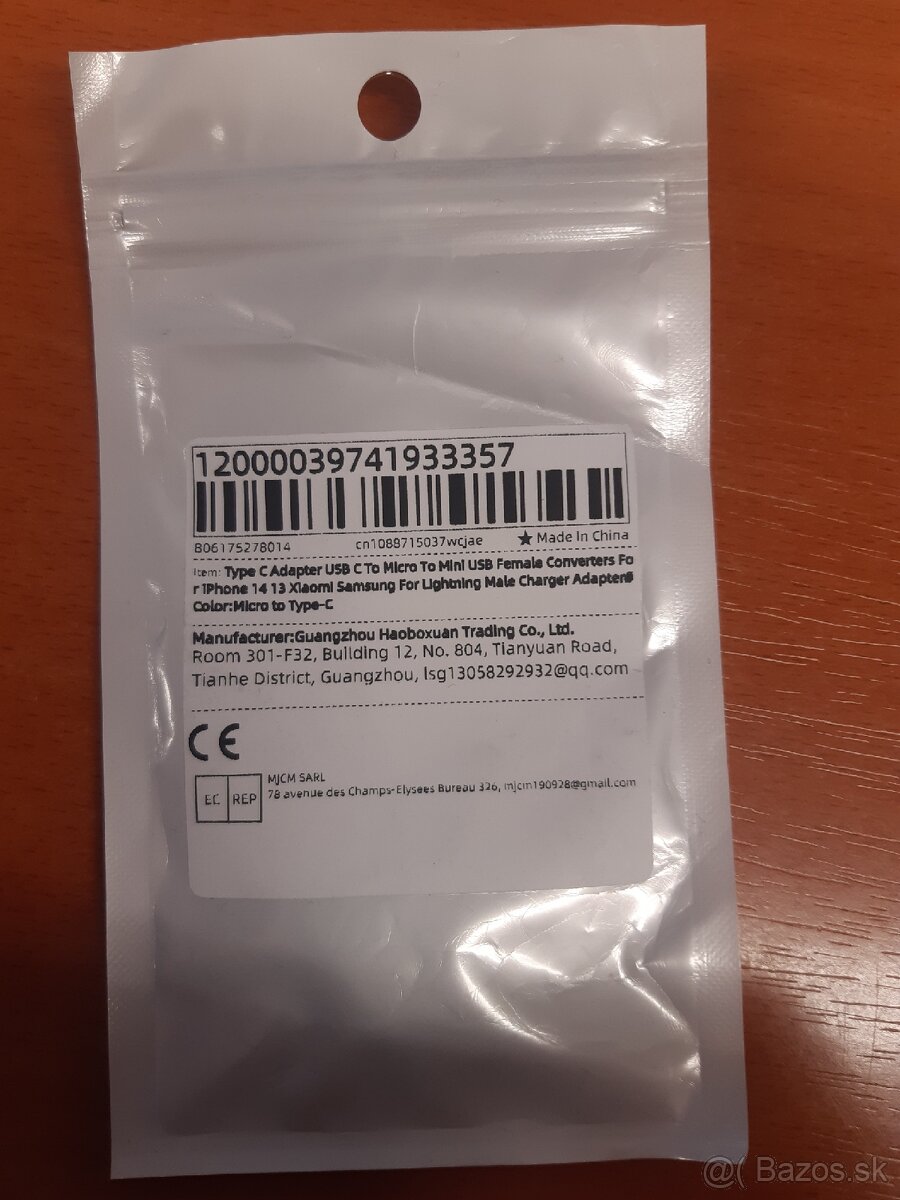 Redukcia Micro USB na USB C. - 3