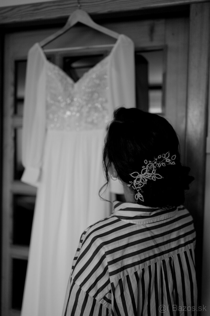 Predám krásne svadobné šaty - 3