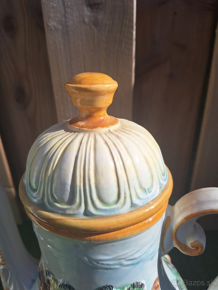 Velky starozitni porcelanovy cajnik - 3