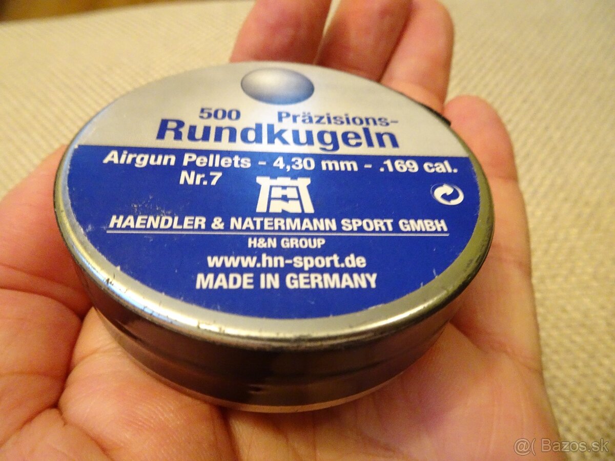 predám Pomedené oceľové guličky RUNDKUGELN 4,30mm - 3