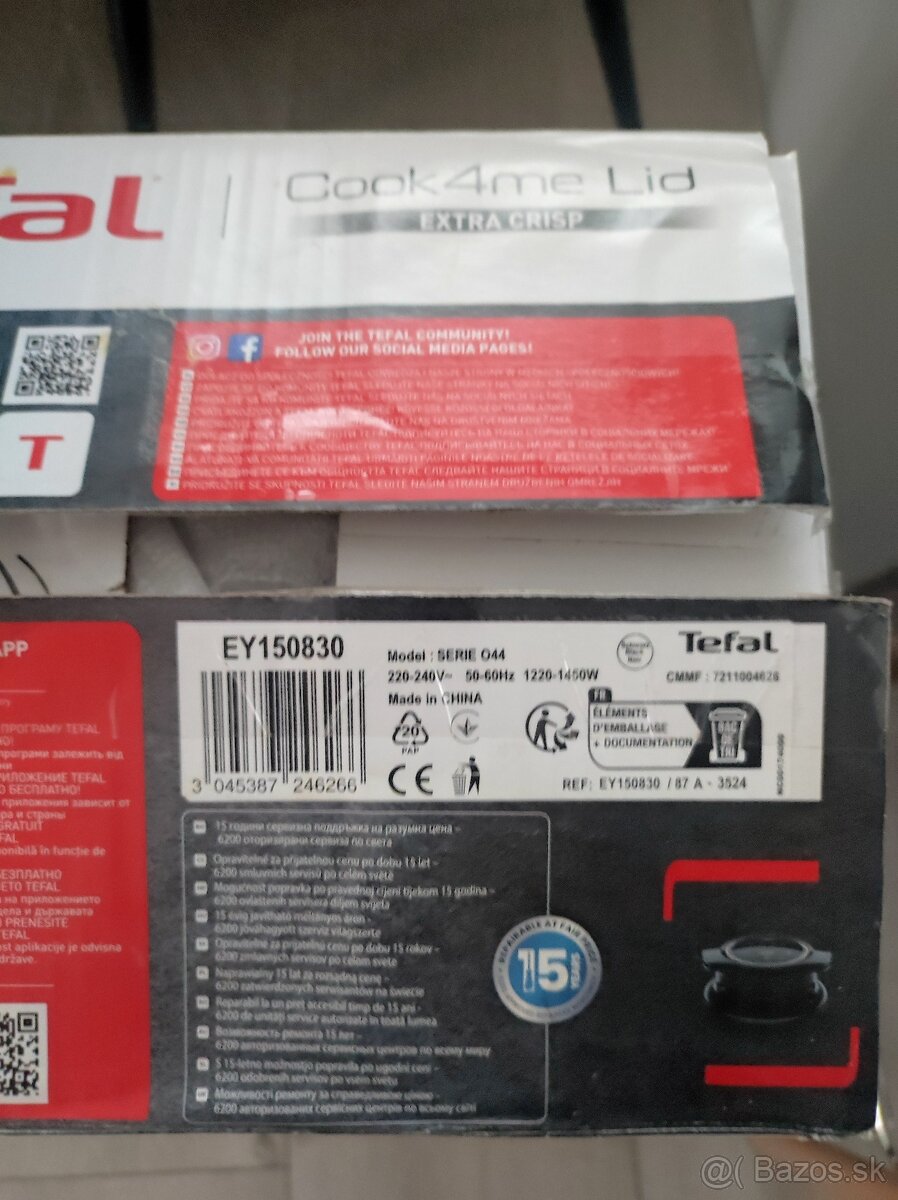 Predám Tefal Cook 4me+ NOVÝ Multifunkčný tlakový hrniec+gril - 3