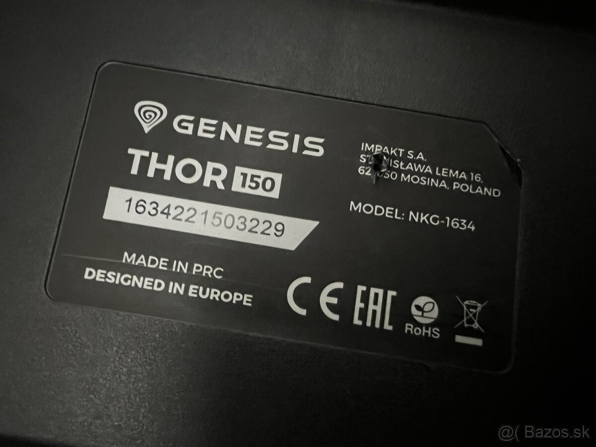 Genesis Thor 150 Herná Klávesnica - 3