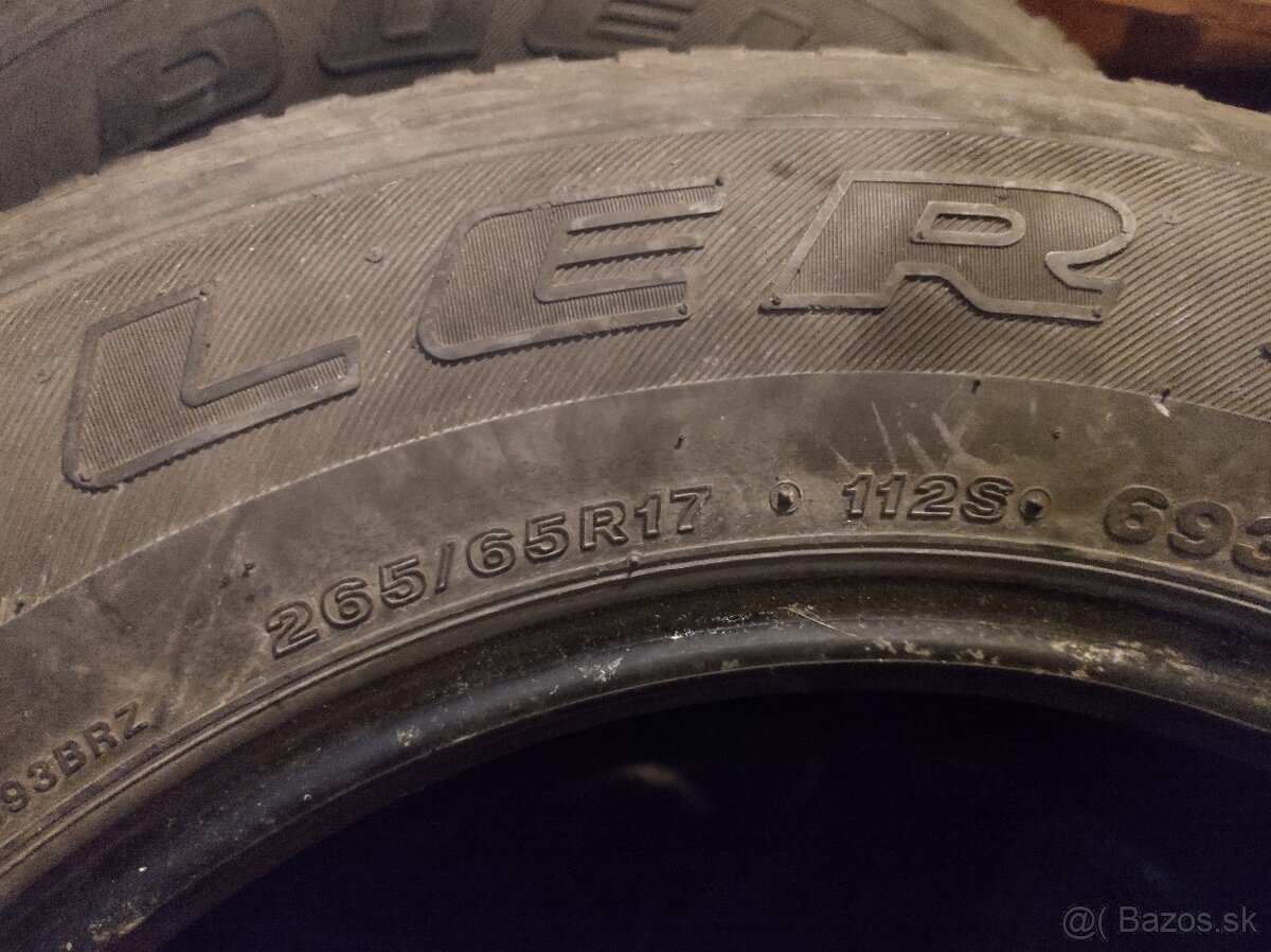 Predám pneumatiky 265/65 R17 - 3