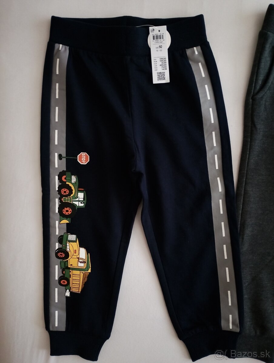 2x tepláky Lindex veľ.92 - 3