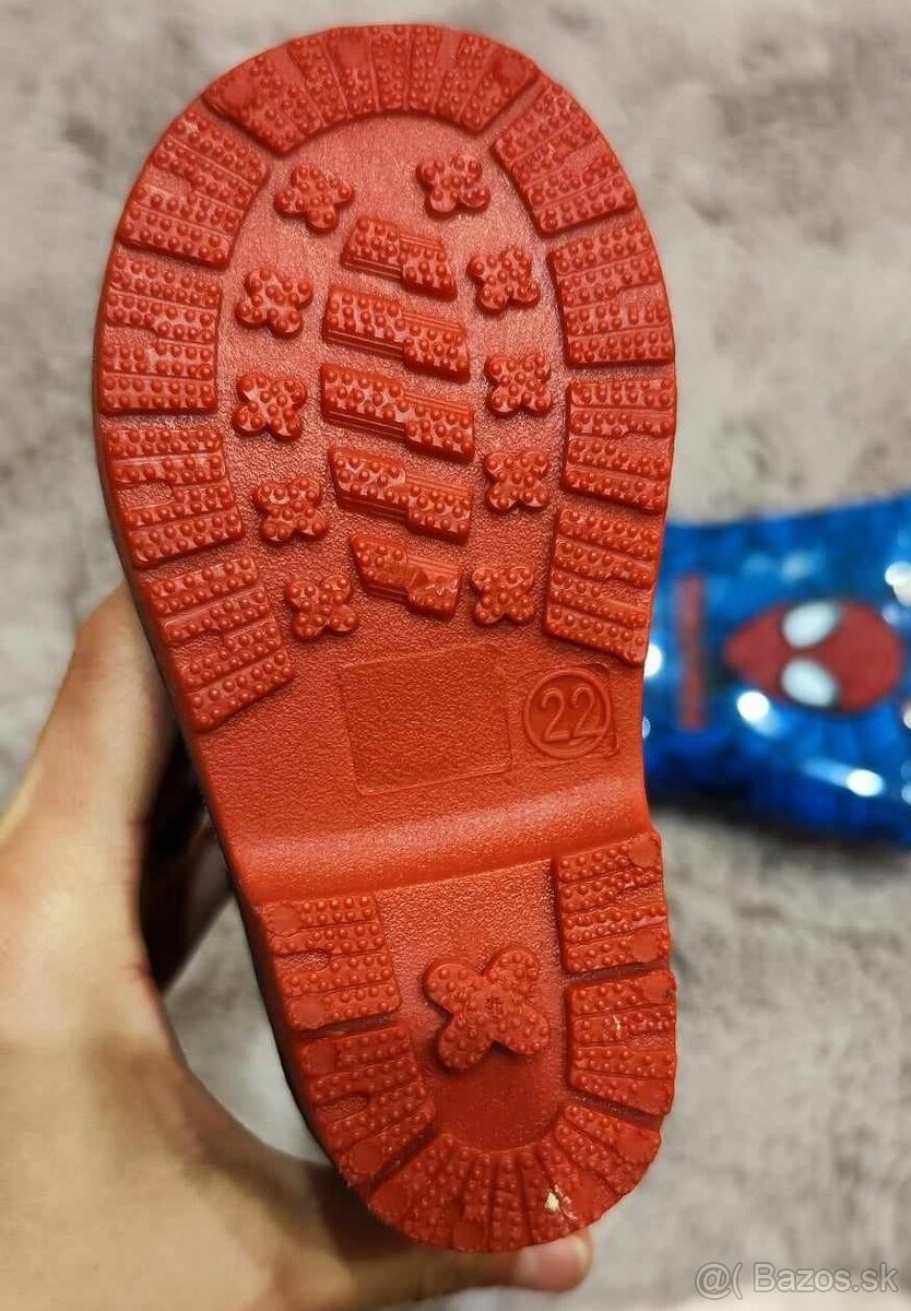 Gumáky Spiderman veľ. 22 - 3