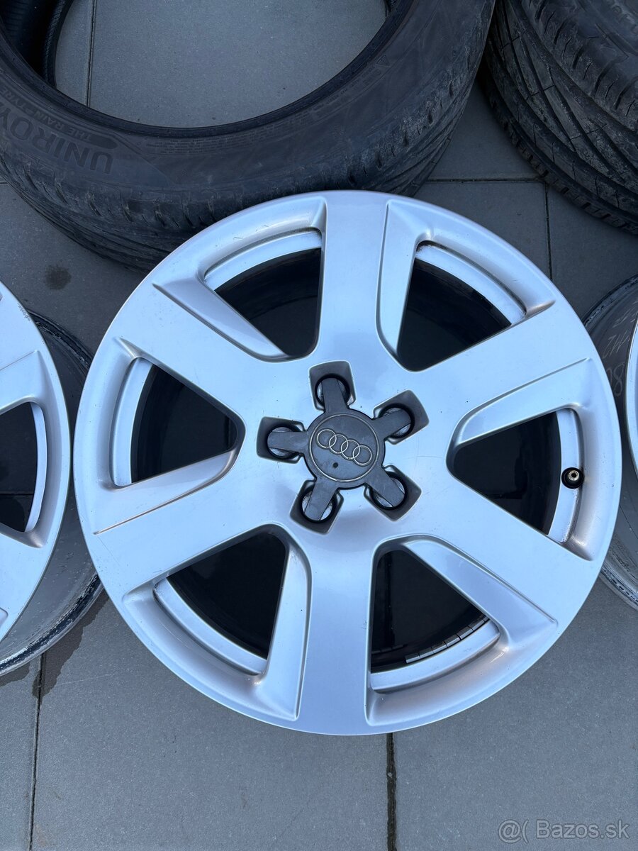 Originál disky AUDI + 2x pneu 225/45 R17 - 3