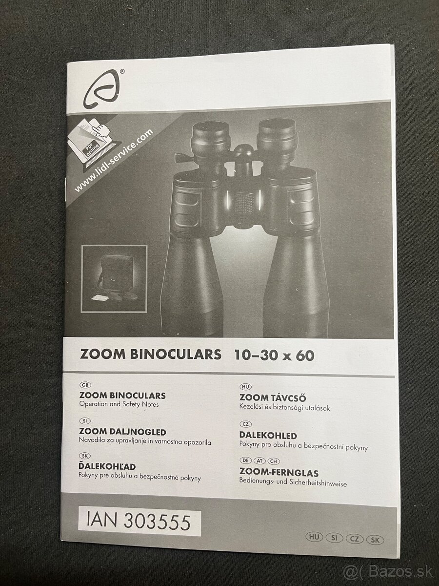 Ďalekohľad AURIOL 10-30x60 mm - 3
