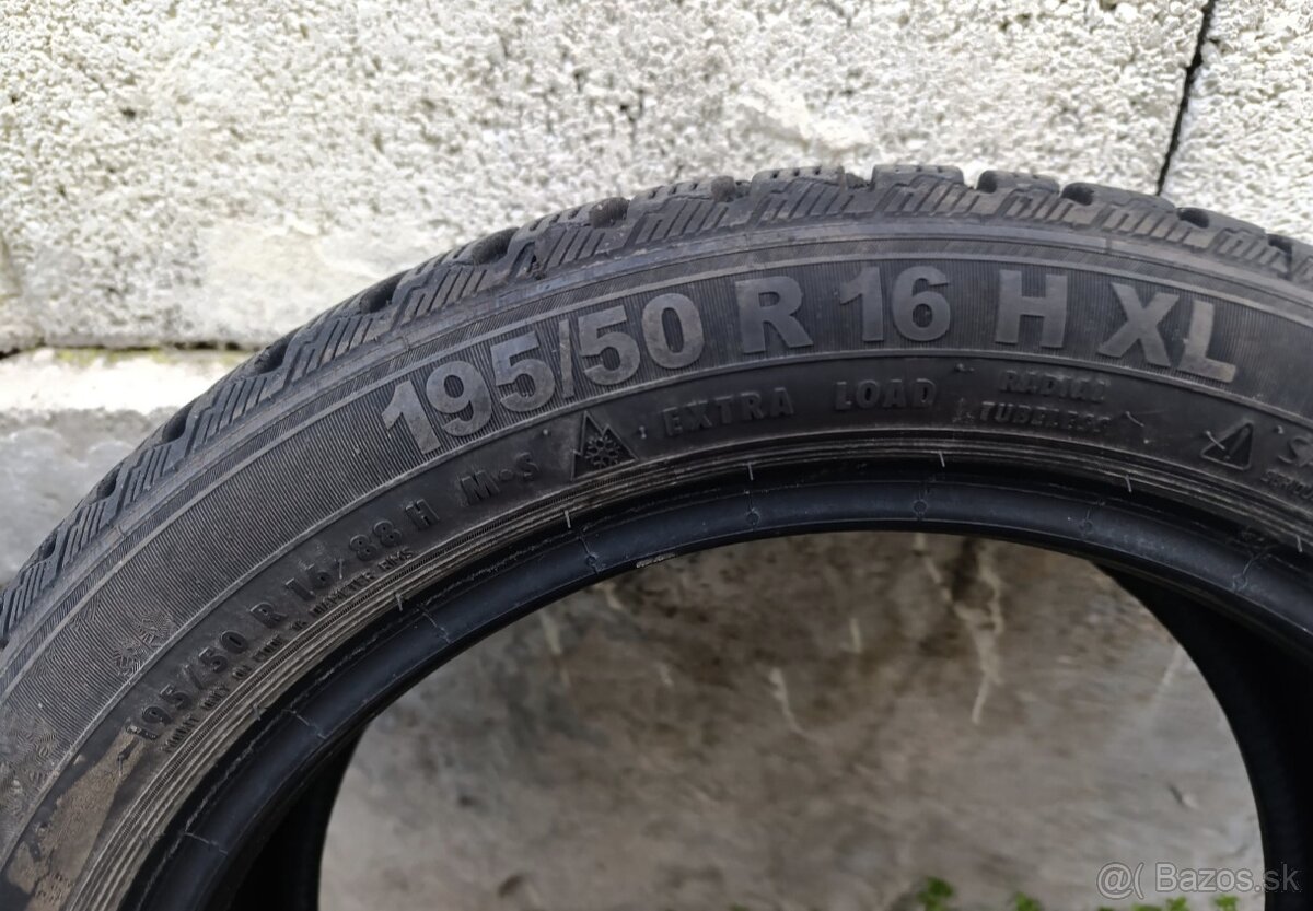 Predám pneumatiky semperit 195/50 R16 - 3