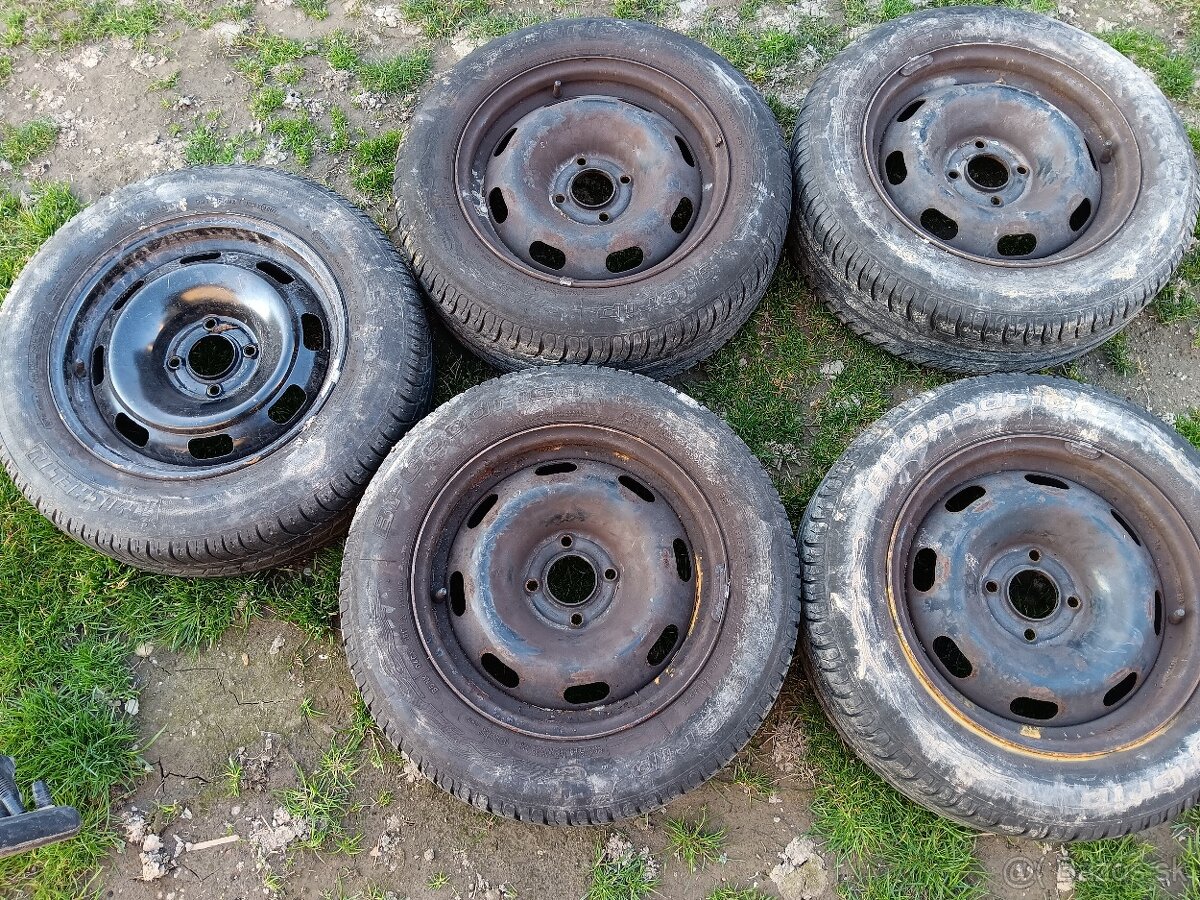 Sada kolies na plechových diskoch 4x108 15 - 3