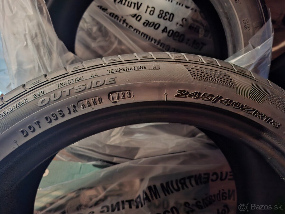 Peneumatiky 225/45R18 + 245/40R18 - 3