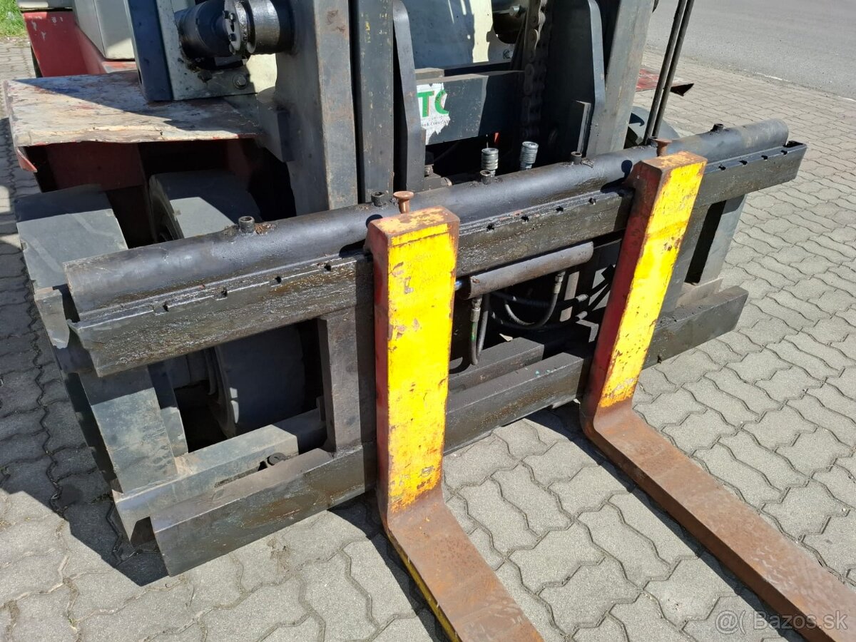 Nissan DF 60, pohon nafta, nosnosť 6 ton bočný posuv - 3