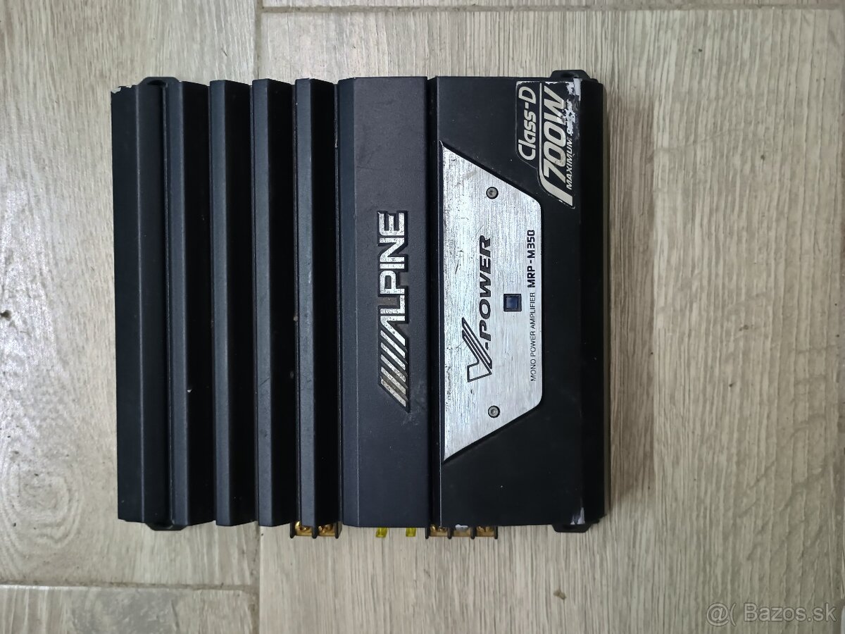 Alpine zosilňovač - 3