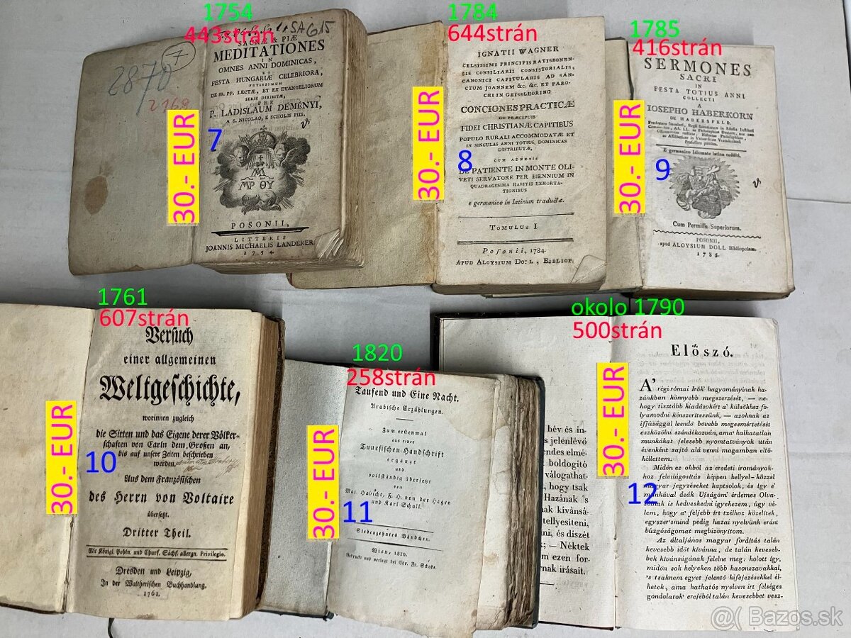 1600 - 1700 veľmi staré knihy - 3