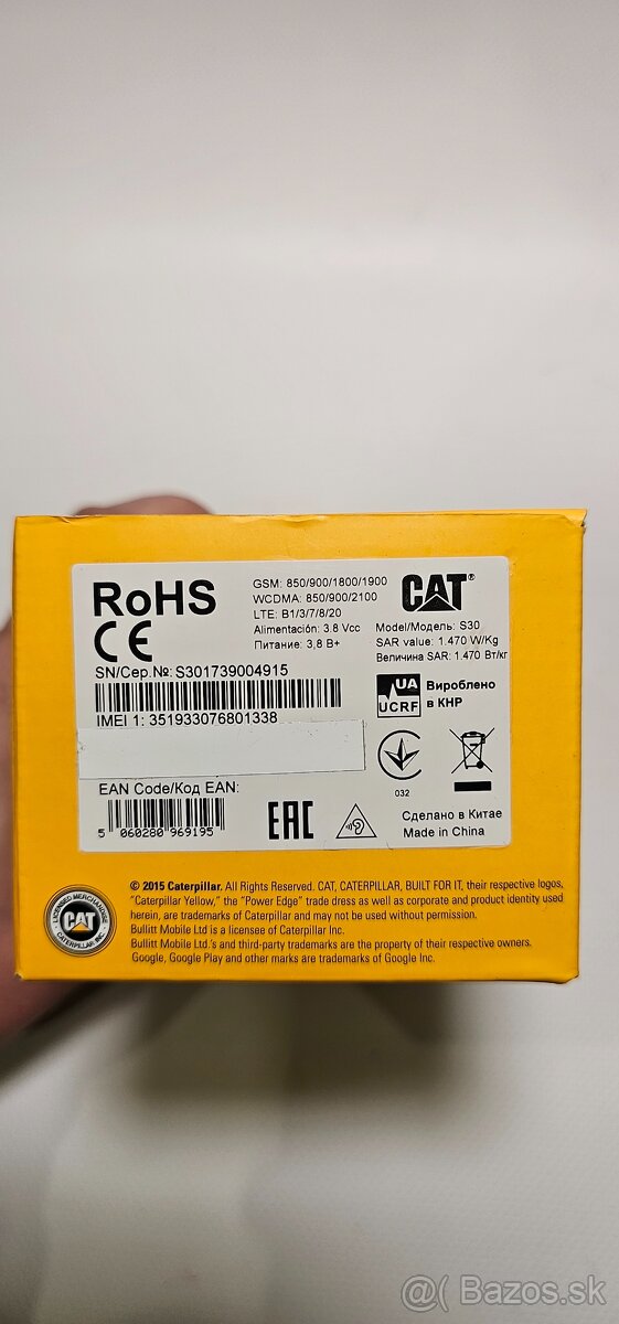 Caterpillar CAT S30 NOVÝ - 3