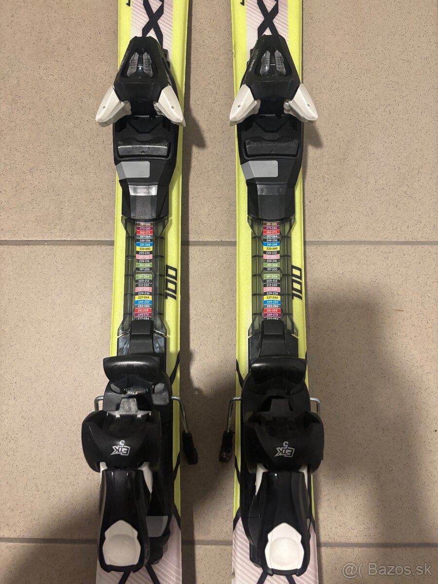 Detské lyže SALOMON X-MAX 100 cm - top stav - 3