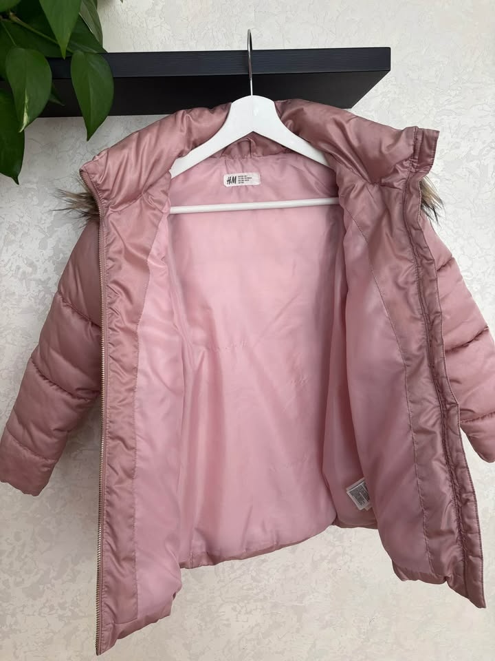 Zimna predlzena bunda HM velkost 128 - 3