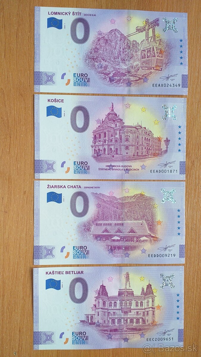 0 euro bankovka, 0 euro souvenir, 0€ bankovka 2 - 3