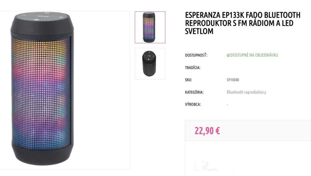 ESPERANZA EP133K-Bluetooth reproduktor - 3