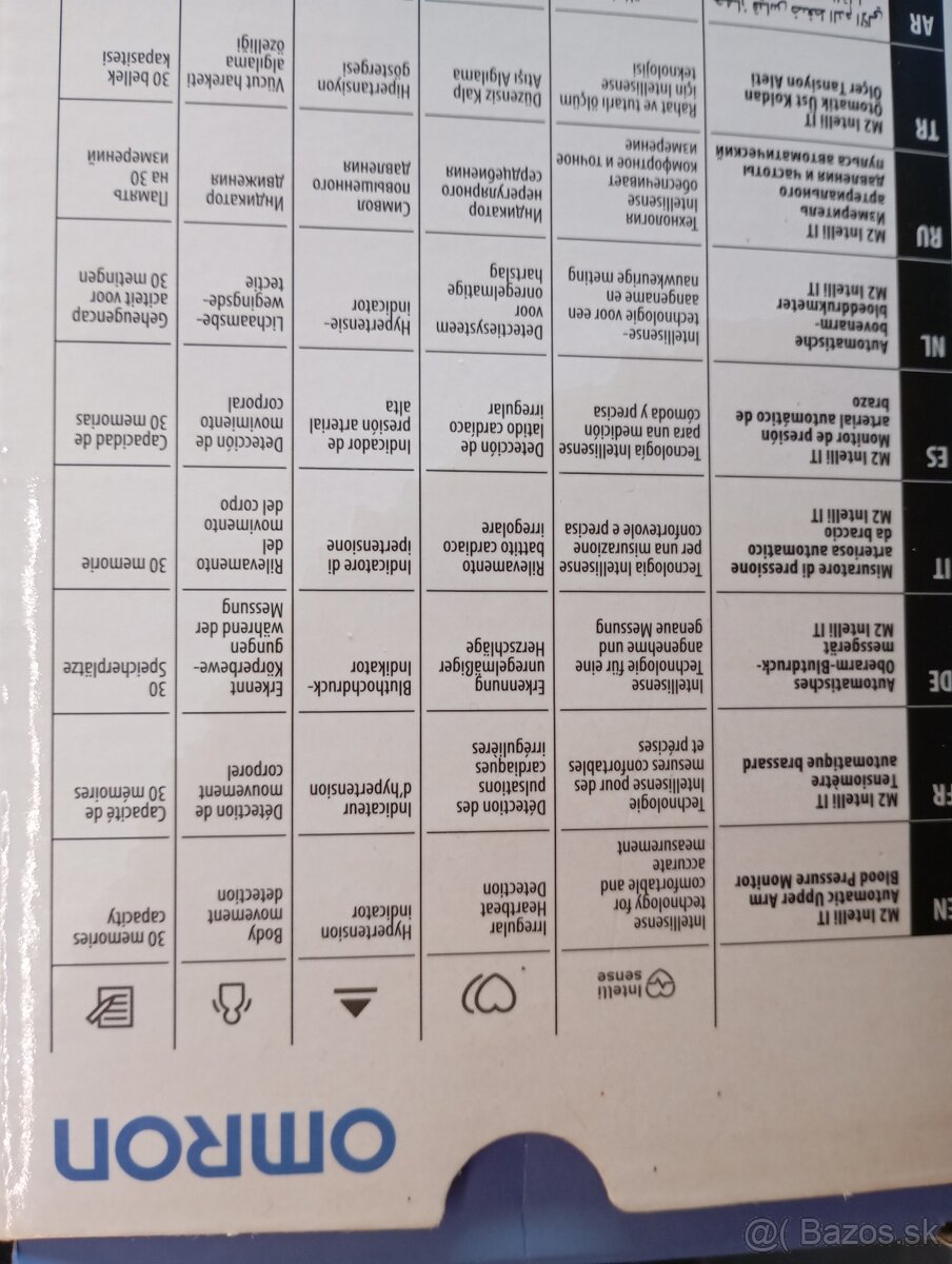 Tlakomer OMRON M2 Intelli IT - 3