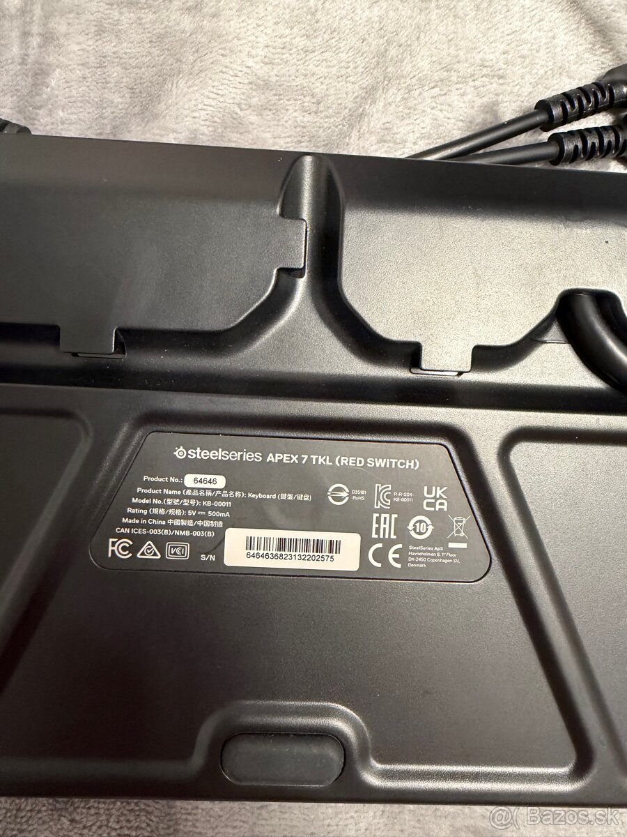 Klávesnica Apex 7 TKL (RED SWITCH) - 3