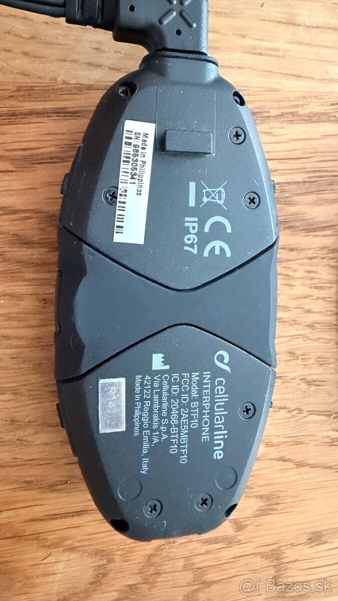 Cellularline Interphone Active motocyklový interkom, čierny - 3