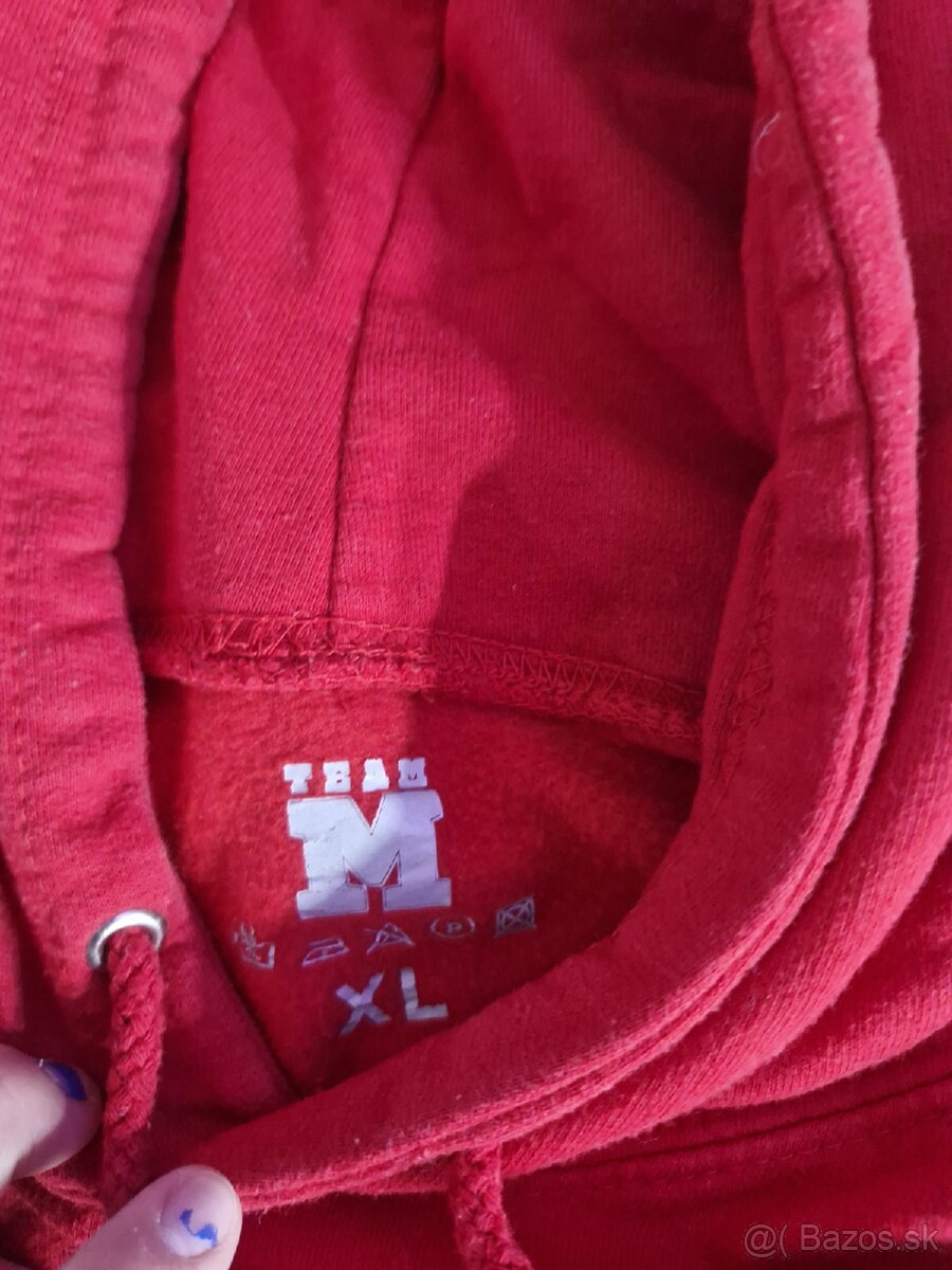 Mikina team moma červená - 3