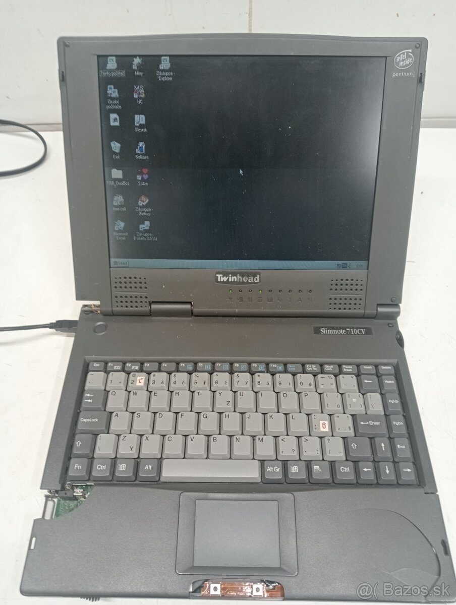 Retro notebook Twinhead Slimnote 710CV (1996) – funkčný - 3