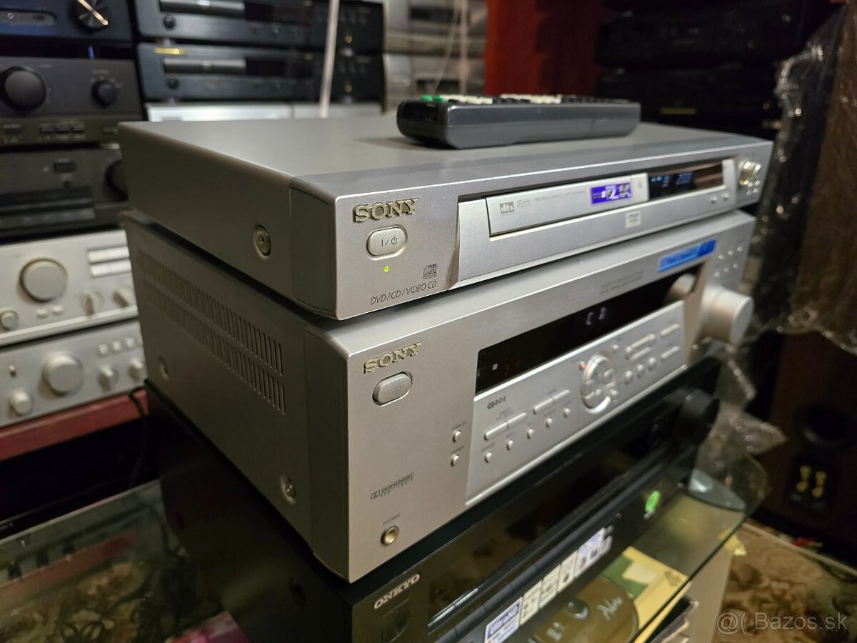 SONY STR-DE375 +DVP-NS310 set silver - 3