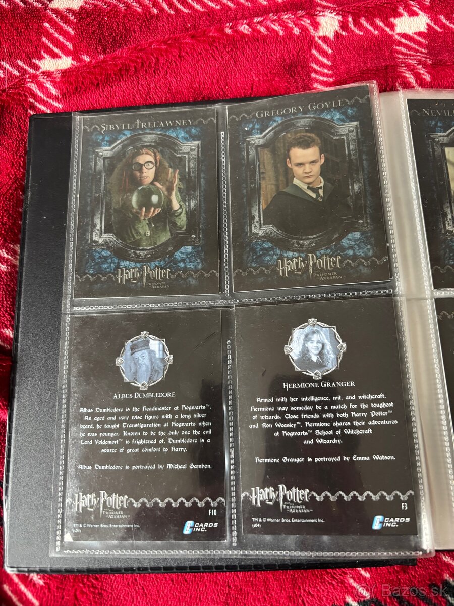 Harry Potter zberateľské karty - 3