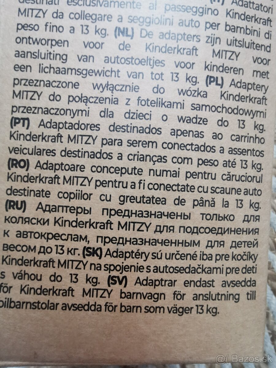 Adaptéry na kočiar Kinderkraft Mitzy - 3