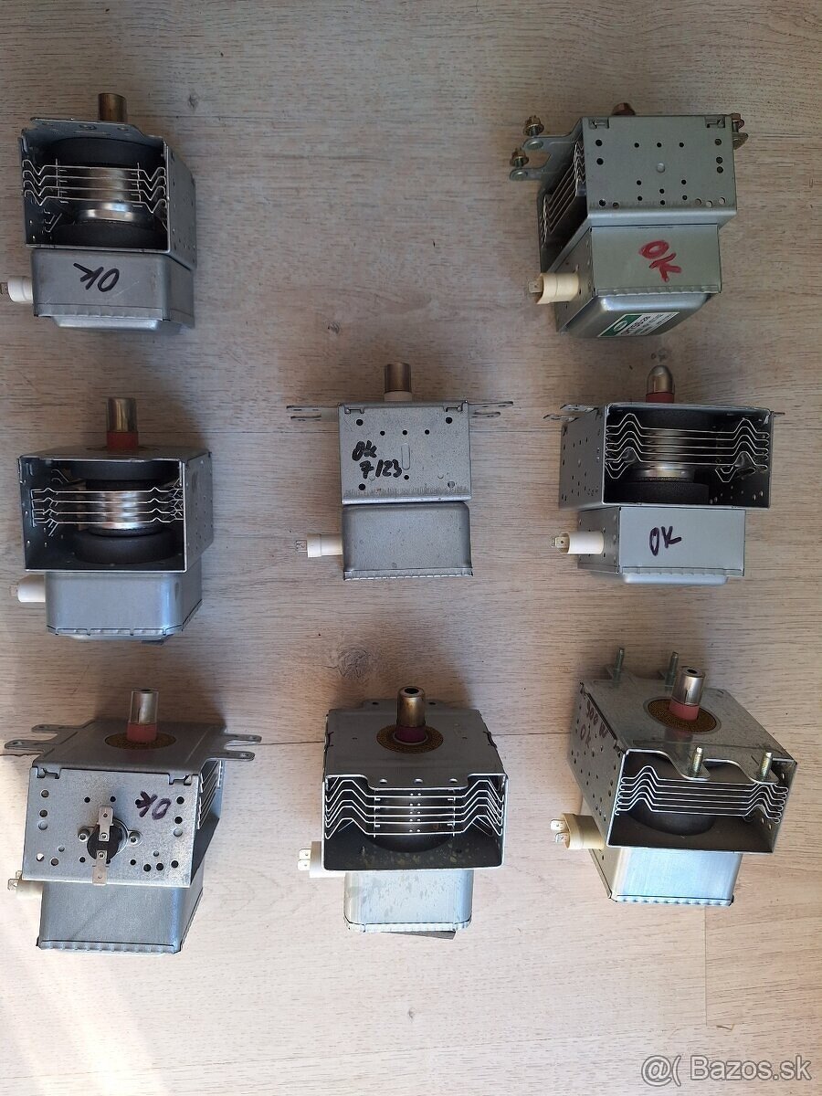 Magnetróny do mikrovlniek. - 3