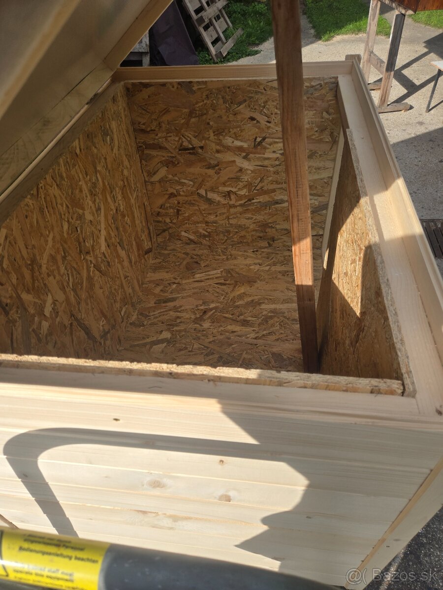 Zateplená psia búda bez náteru-ihneď k odberu - 3