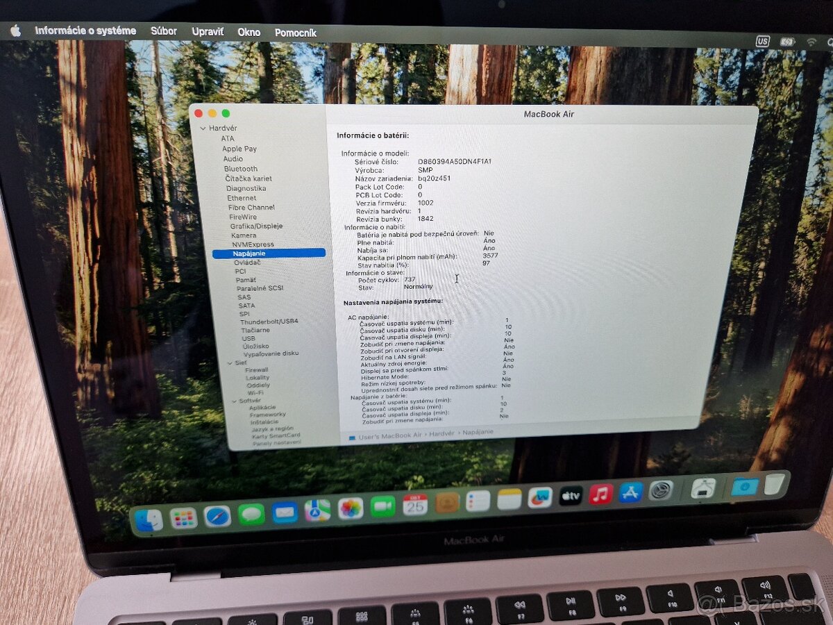 MacBook Air 2020 13" Intel i7 16 GB RAM 256 GB SSD - 3