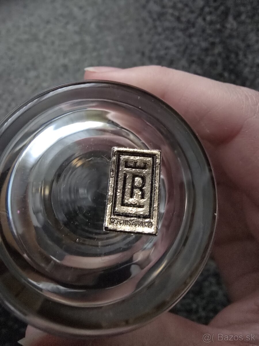 Sada pozlátených pohárov - 3