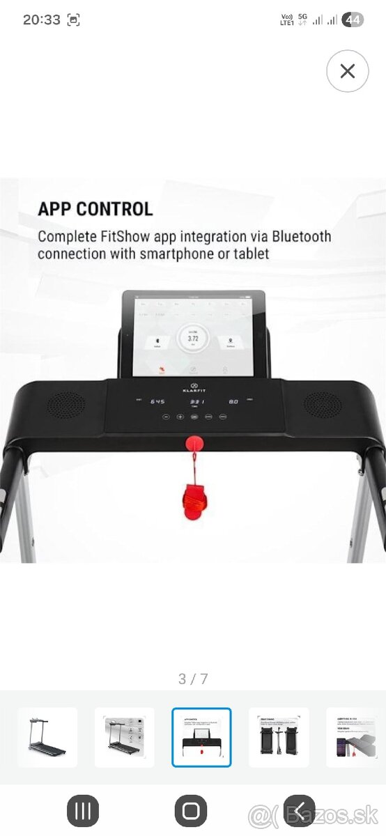 Bežecký pás Klarfit treado active - 3