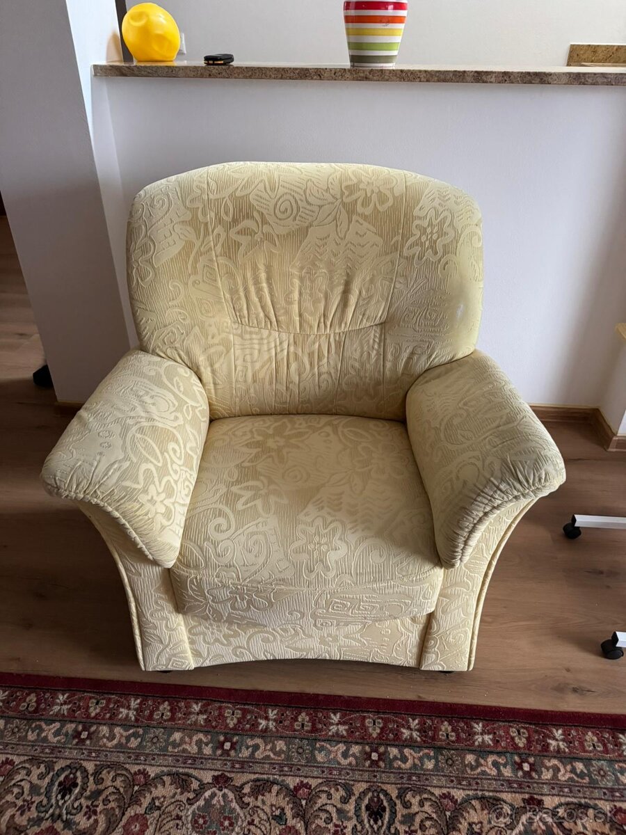 Elegantná sedačka L + kreslo - 3