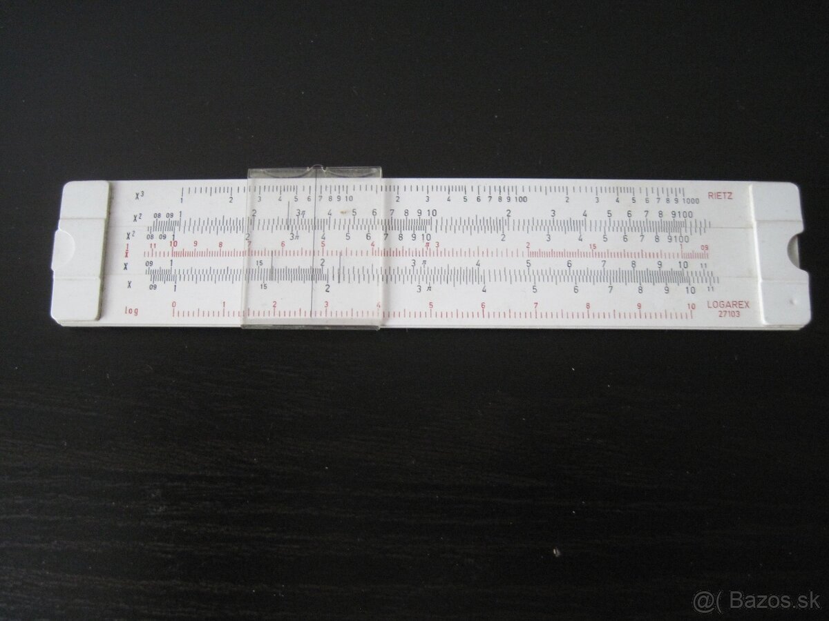 logaritmické pravítka - 3