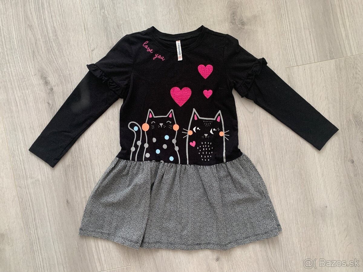 Detské šaty zn. Coccodrillo veľ. 104, 110 a 122 - 3