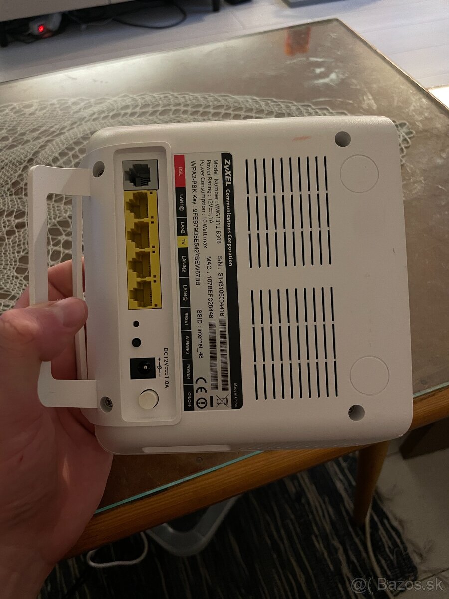 ZyXEL Router Model VMG1312-B30B - 3