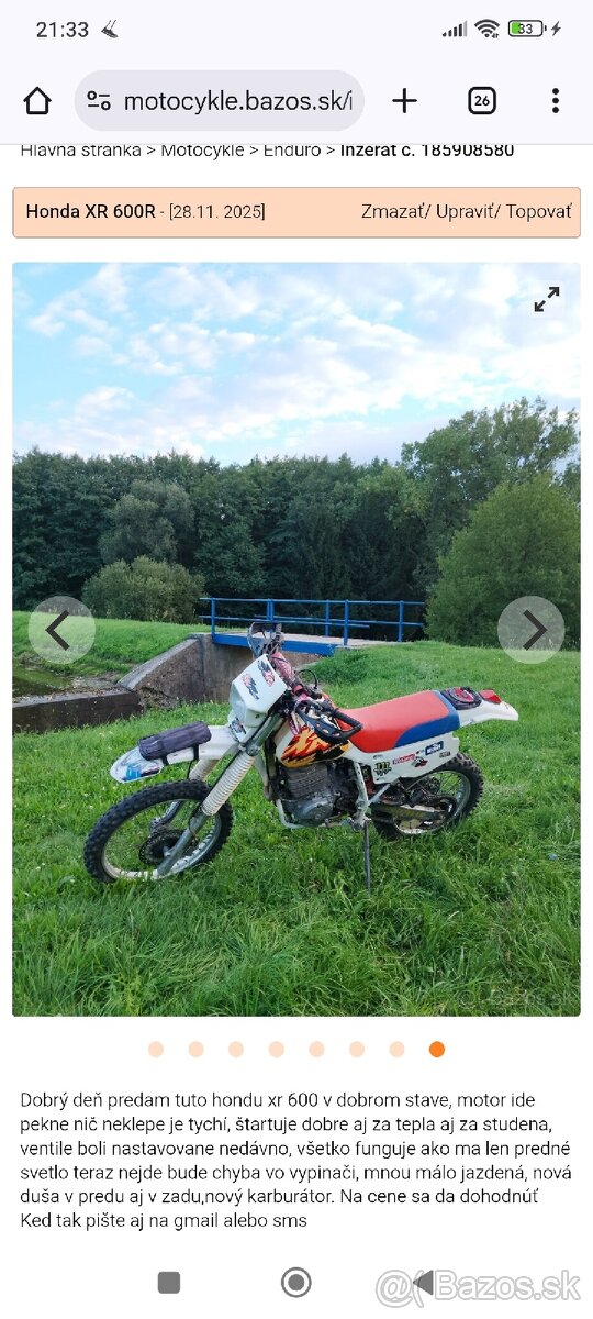 Honda xr 600 - 3