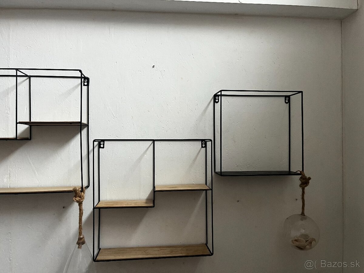 6 x policka kov - drevo - 3