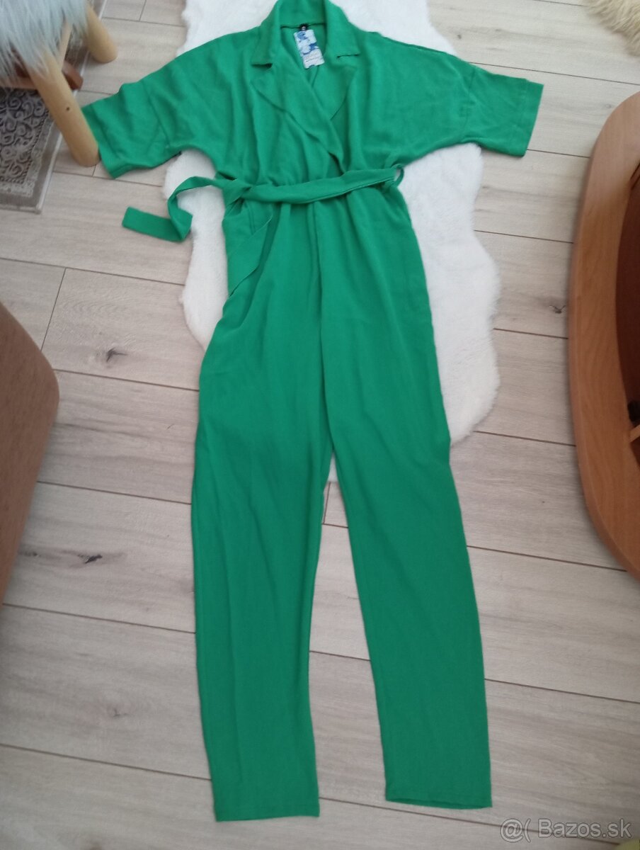 Dámsky zeleny overal M - 3