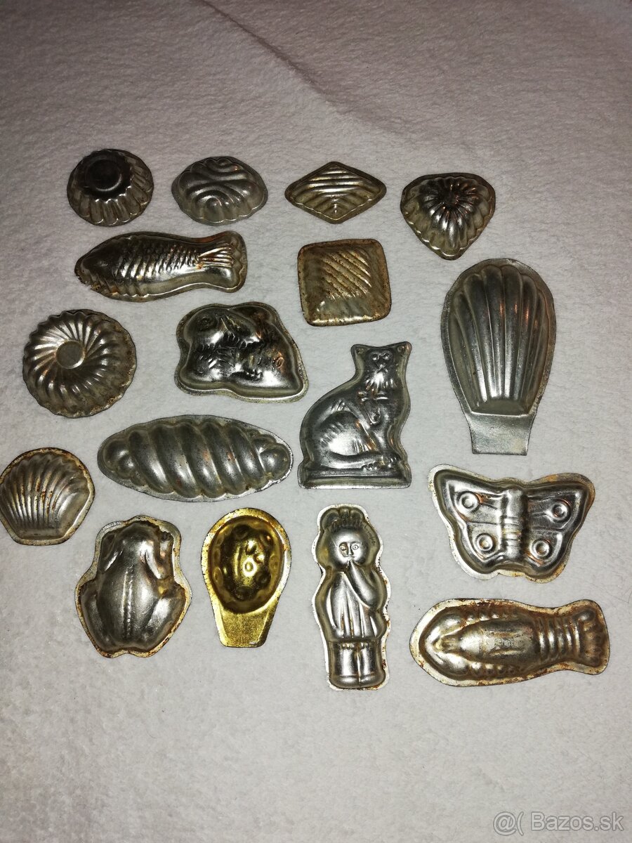 Staré vianočné formičky na čokoládu - 3