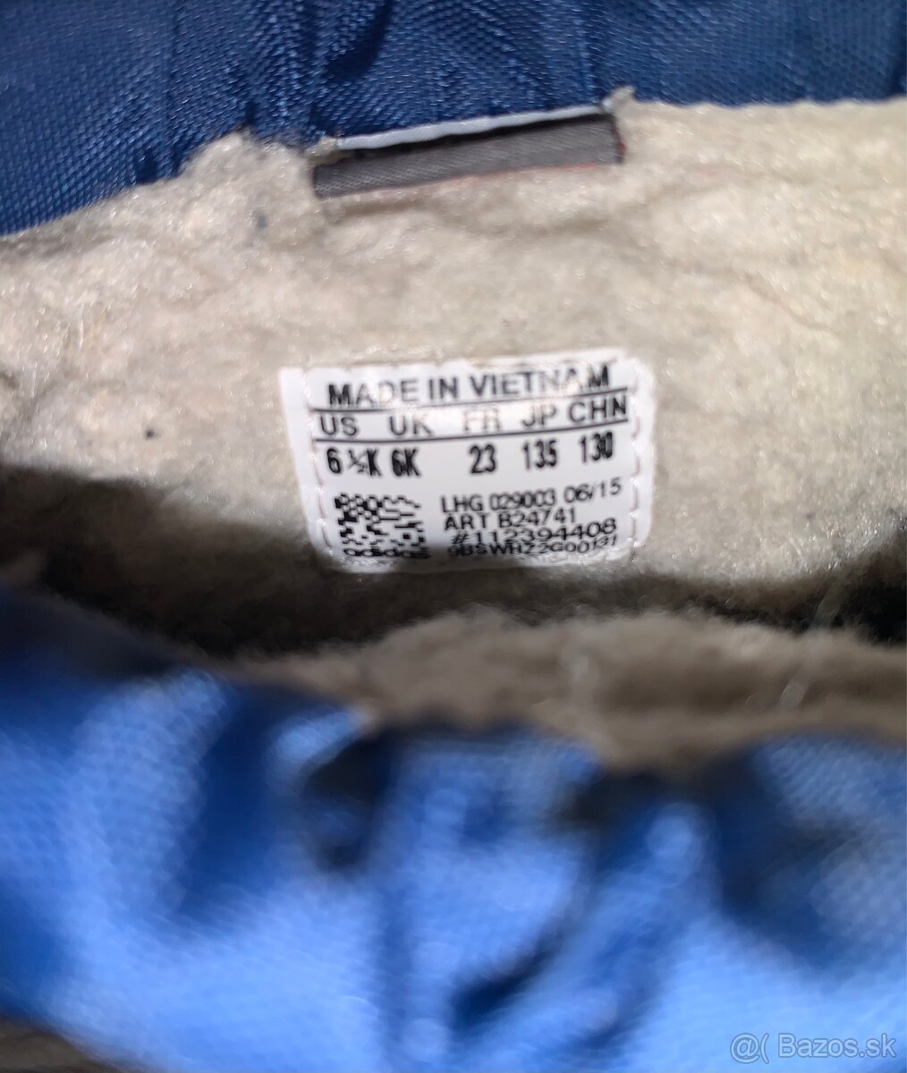 Detské snehule zn. Adidas veľkosť 23 - 3