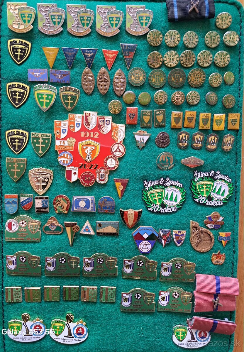 PREDÁM futbalové odznaky,plaketu a medailu SLOVENSKO.. - 3