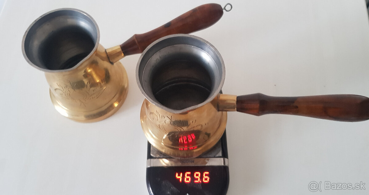 Originálné mosadzné džezvy - 3