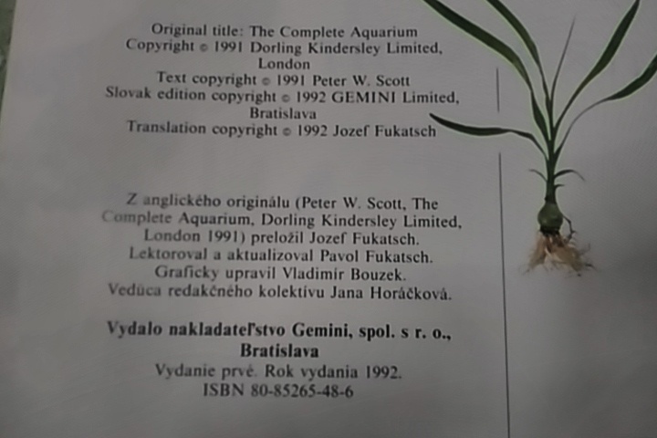 Akvárium Peter W. Scott - 3