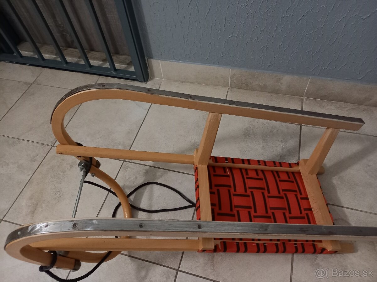 Drevené sane - detské - 3