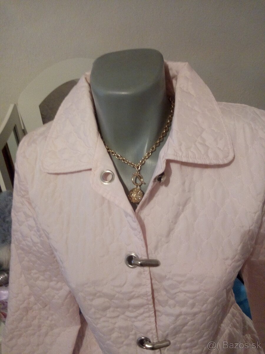 Ružový kabátik M - 3